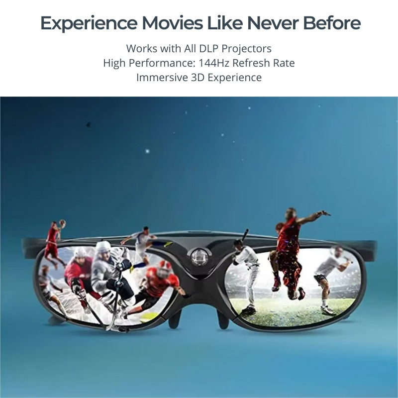 Vision Beam™ DLP-Link 3D Glasses