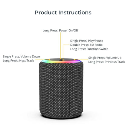 ViSound™ Pulse - Portable Bluetooth Speaker